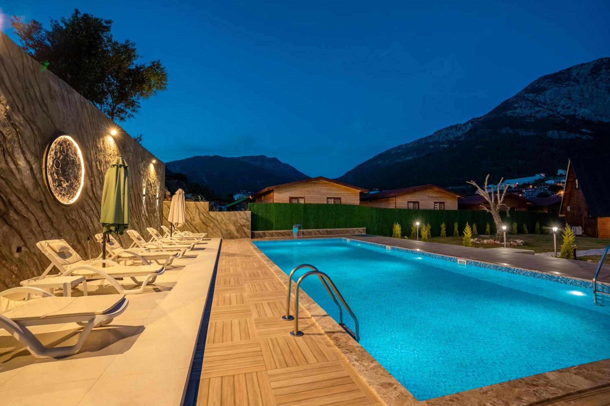 Karaoez Sapphire Bungalows Kumluca Kültér fotó